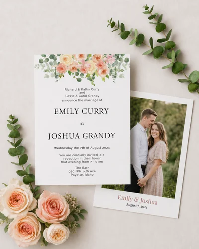 Custom Wedding Invitations example 6