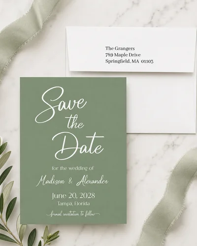 Save the Dates, Thank You Cards & More example 5