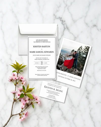 Custom Wedding Invitations example 4