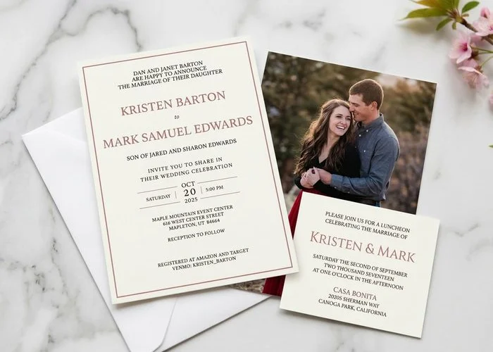 Custom Wedding Invitations