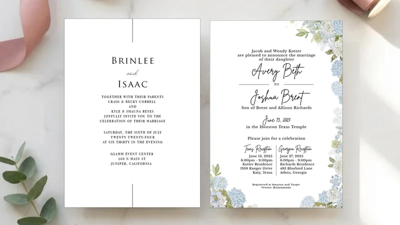 Canva Wedding Invitation Printing